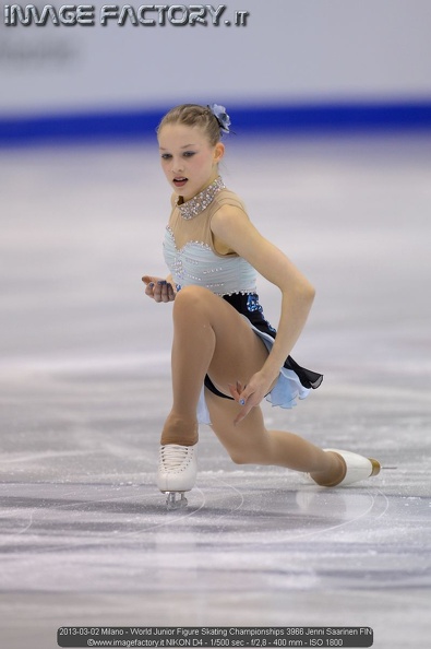 2013-03-02 Milano - World Junior Figure Skating Championships 3966 Jenni Saarinen FIN.jpg